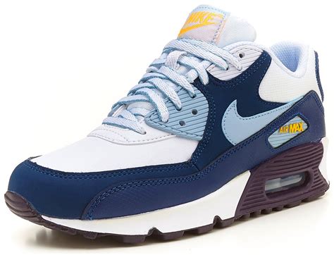 nike air max 90 youth gs schuhe blau neon|air max 90 kids shoes.